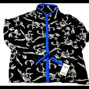 Oshkosh dinosaur fleece zip up jacket/sweater